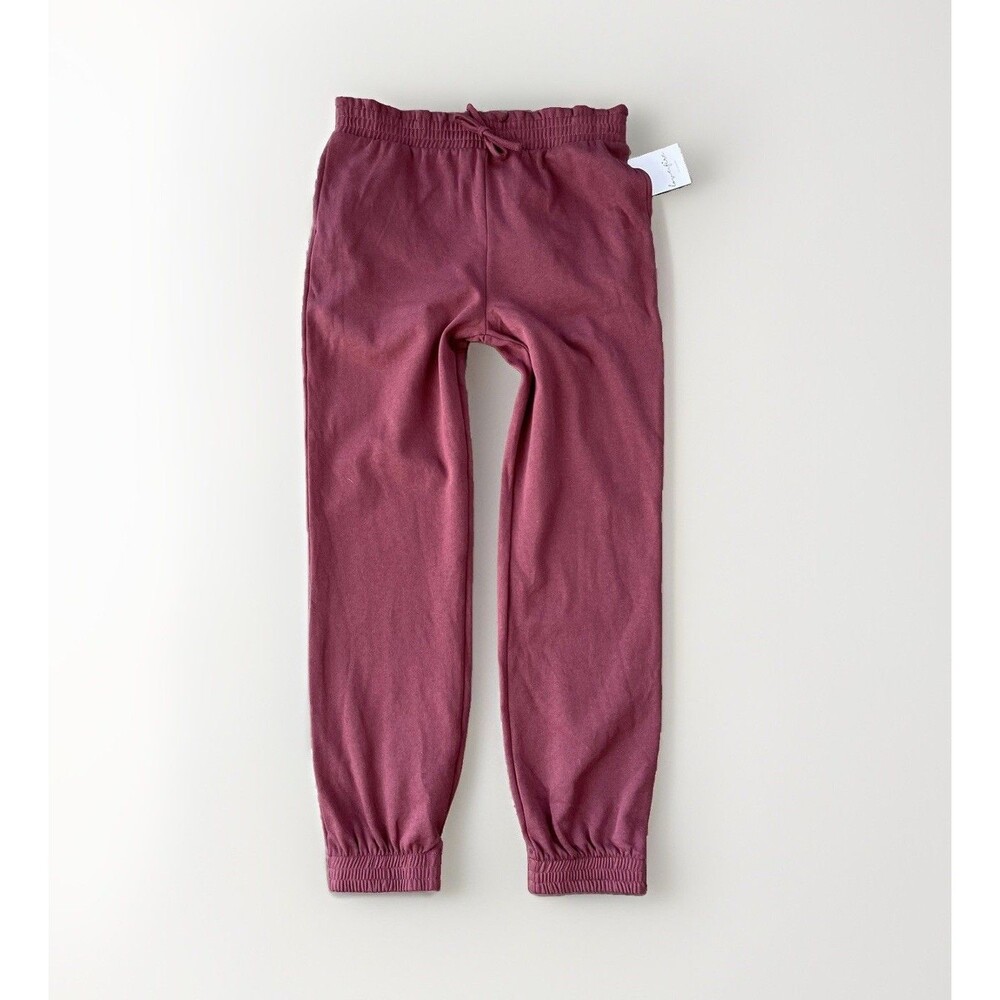 Love, Fire Girls Maroon Sweatpants Size L Joggers NWT Elastic Waist